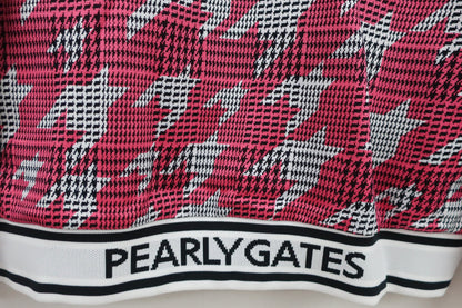 PEARLY GATES(パーリーゲイツ) フルジップフーディーパーカー グレンチェック千鳥柄 レディース 1 055-2262902 N