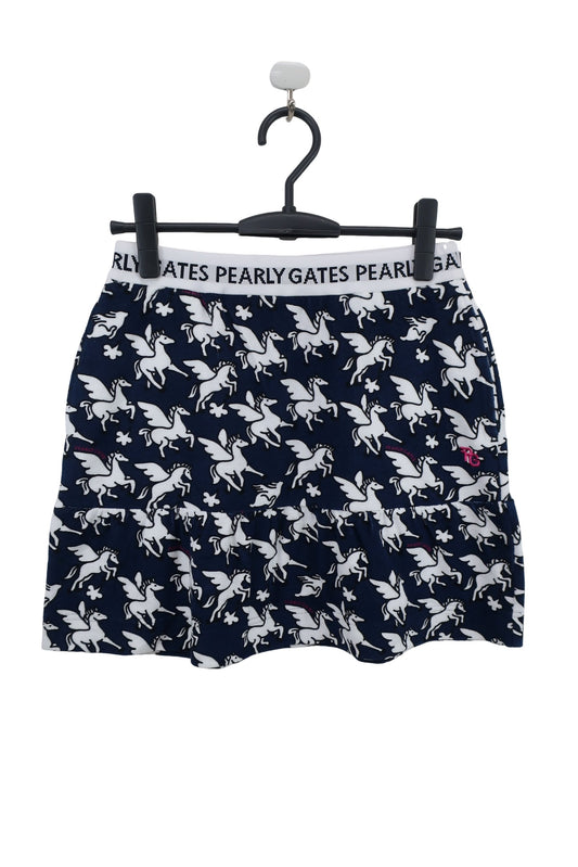 PEARLY GATES(パーリーゲイツ) スカート ネイビー白ペガサス柄 レディース 0 055-1134436 N