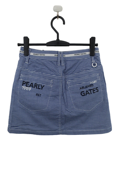 PEARLY GATES(パーリーゲイツ) スカート 青白総柄 レディース 0 055-2234704 N