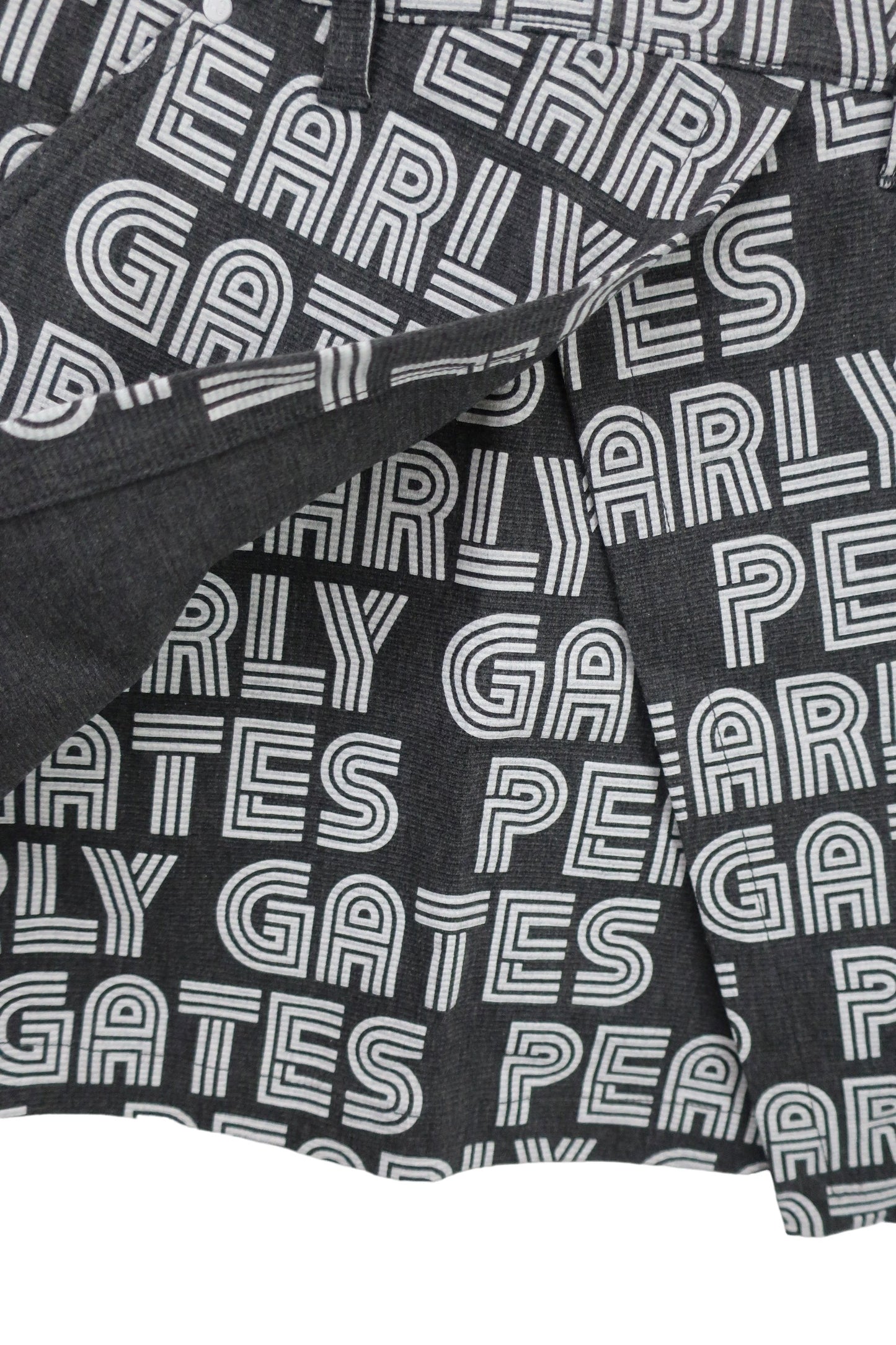 PEARLY GATES(パーリーゲイツ) スカート ネイビーラインロゴ柄プリント レディース 0 055-2134210 N