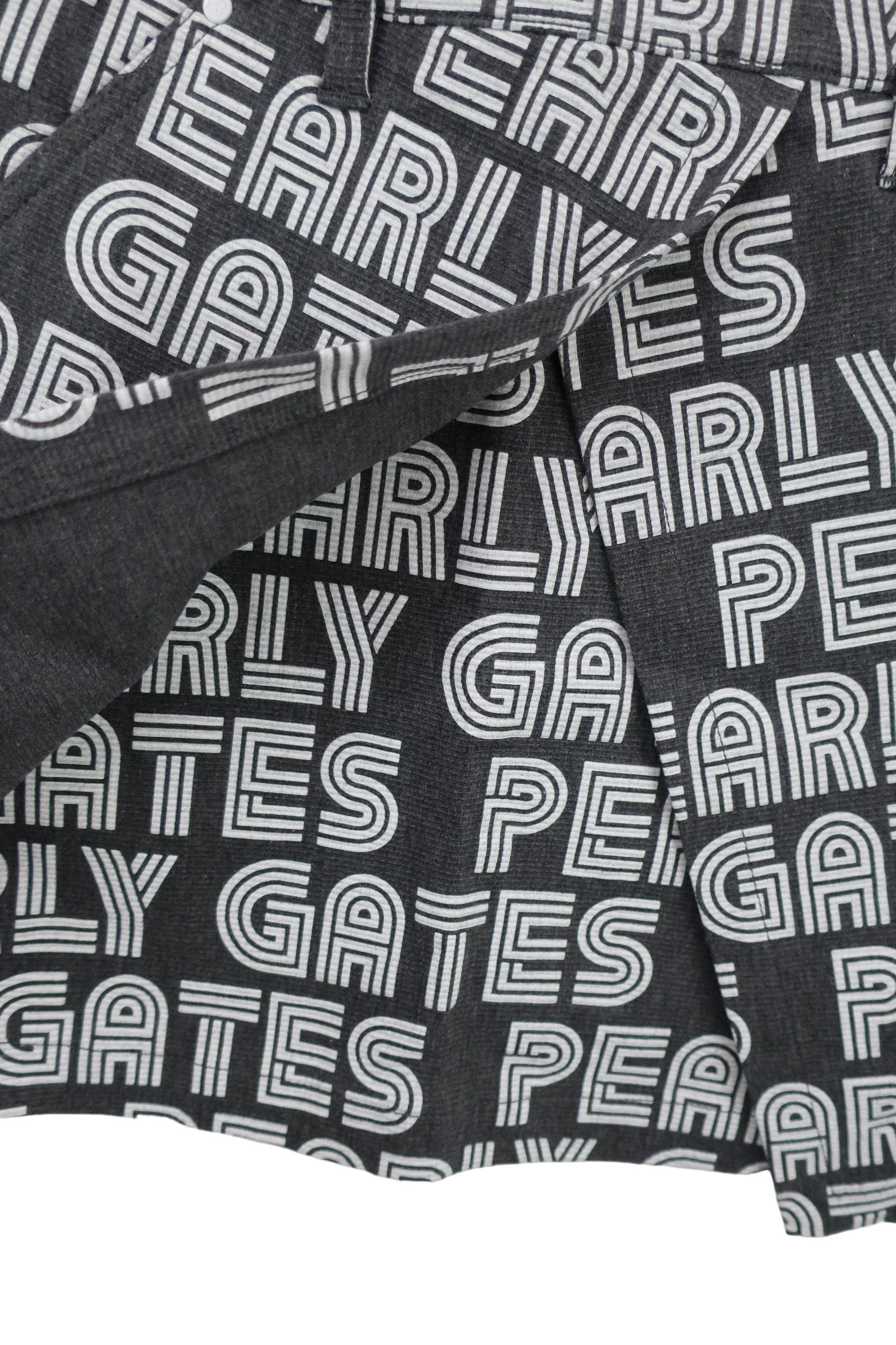 PEARLY GATES(パーリーゲイツ) スカート ネイビーラインロゴ柄プリント レディース 0 055-2134210 N