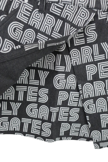 PEARLY GATES(パーリーゲイツ) スカート ネイビーラインロゴ柄プリント レディース 0 055-2134210 N