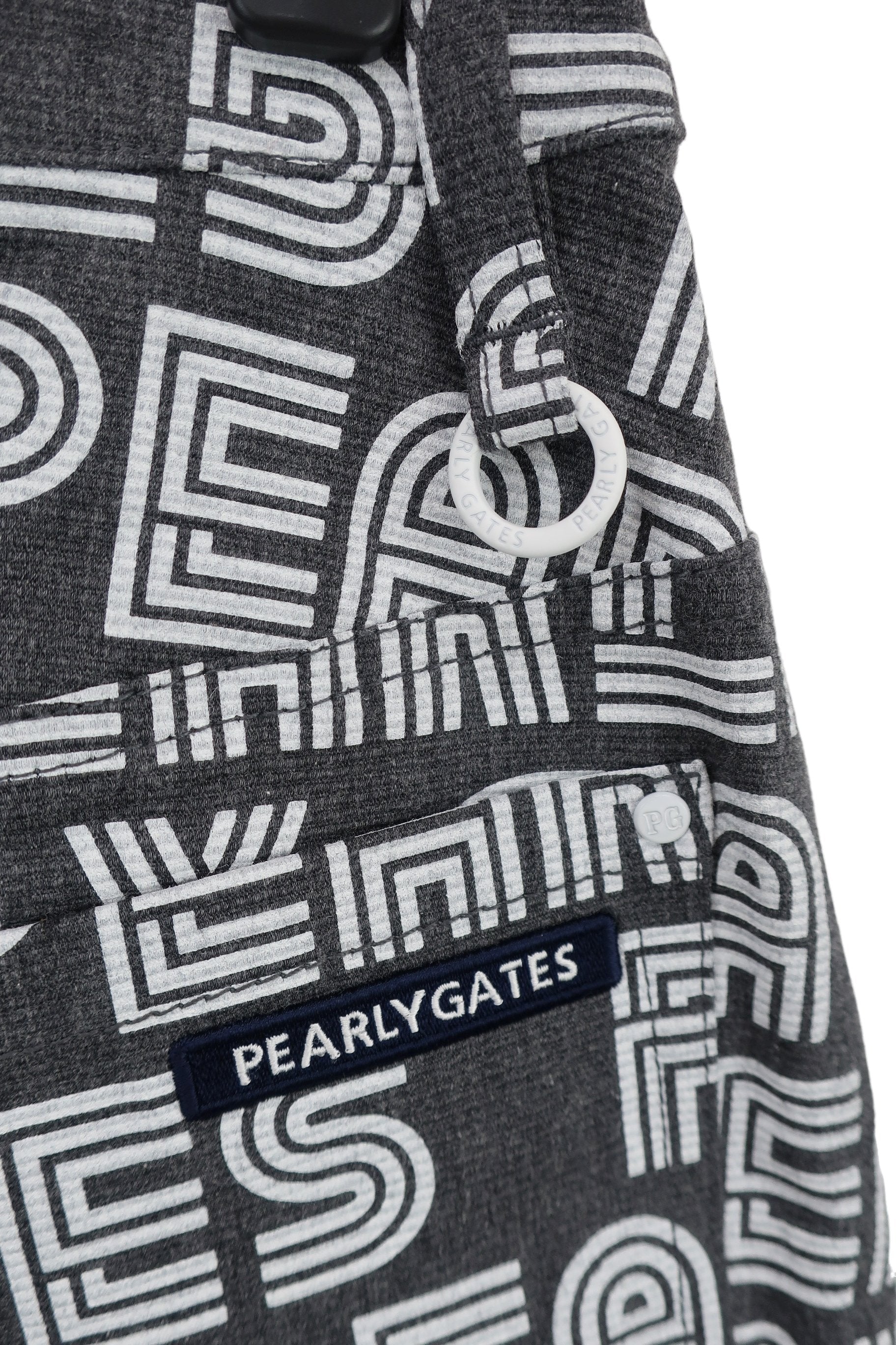 PEARLY GATES(パーリーゲイツ) スカート ネイビーラインロゴ柄プリント レディース 0 055-2134210 N