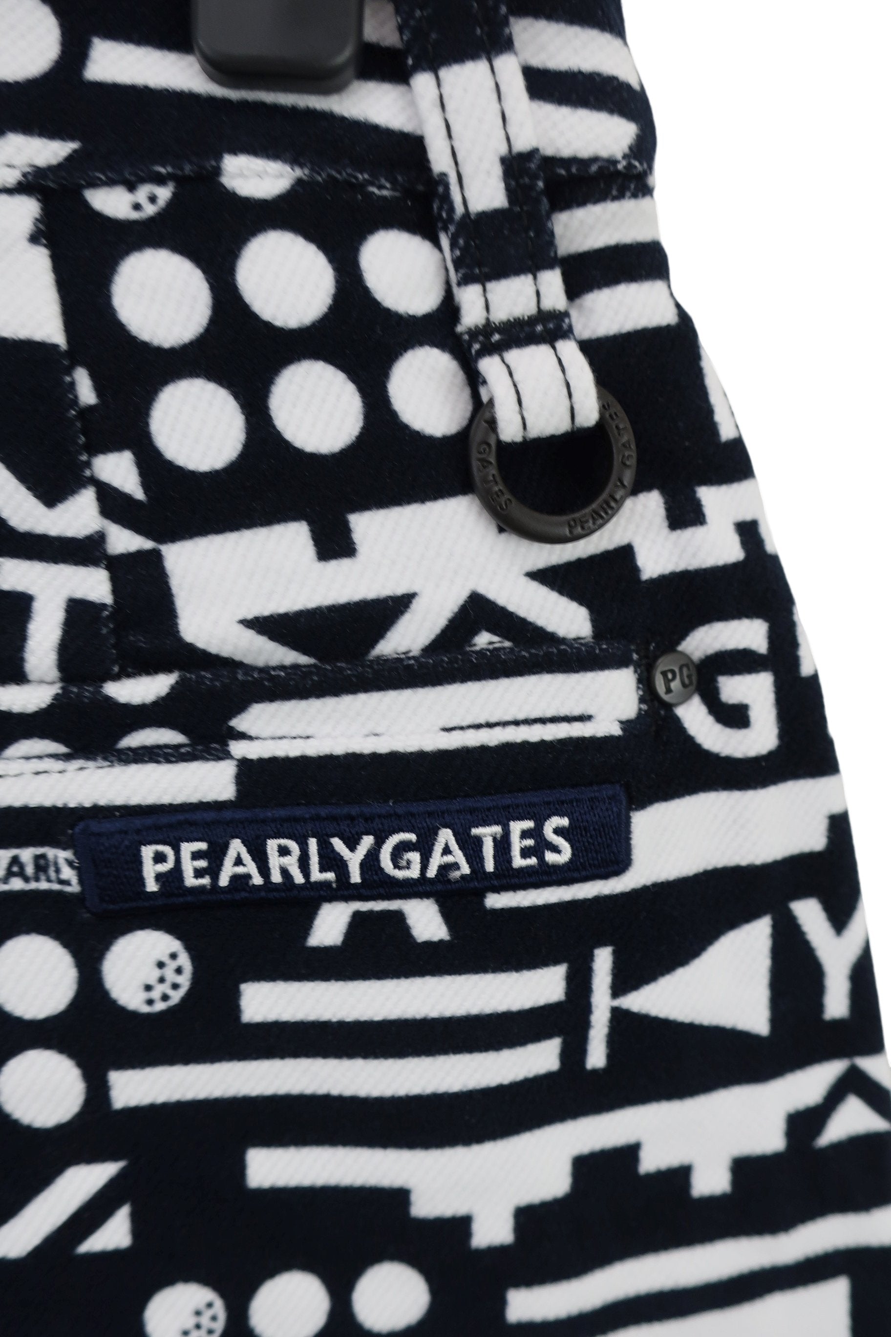 PEARLY GATES(パーリーゲイツ) スカート ネイビー白総柄 レディース 0 055-2234114 N