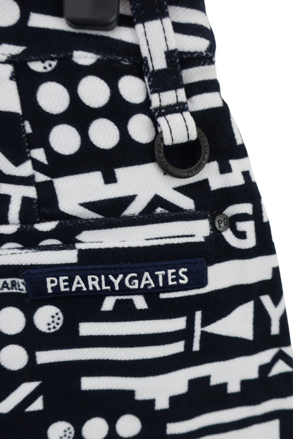 PEARLY GATES(パーリーゲイツ) スカート ネイビー白総柄 レディース 0 055-2234114 N