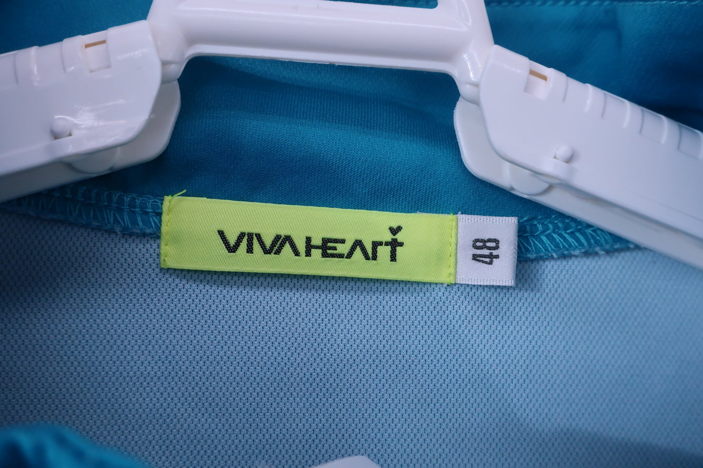 VIVA HEART(ビバハート) ハーフジップシャツ 水色 メンズ 48 A