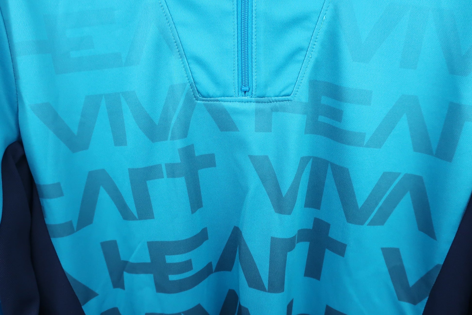 VIVA HEART(ビバハート) ハーフジップシャツ 水色 メンズ 48 A