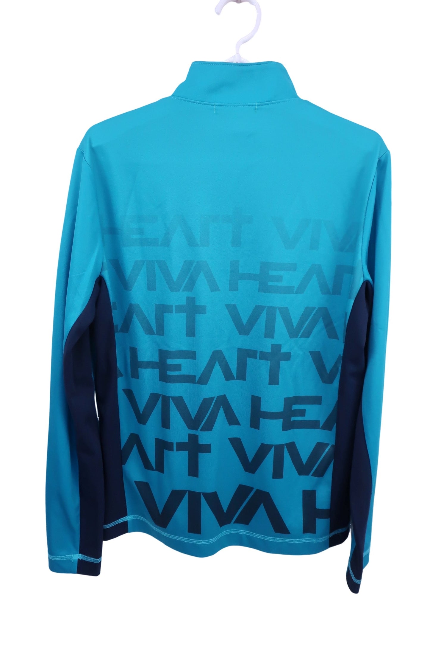 VIVA HEART(ビバハート) ハーフジップシャツ 水色 メンズ 48 A