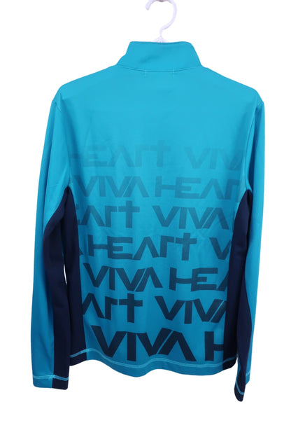 VIVA HEART(ビバハート) ハーフジップシャツ 水色 メンズ 48 A