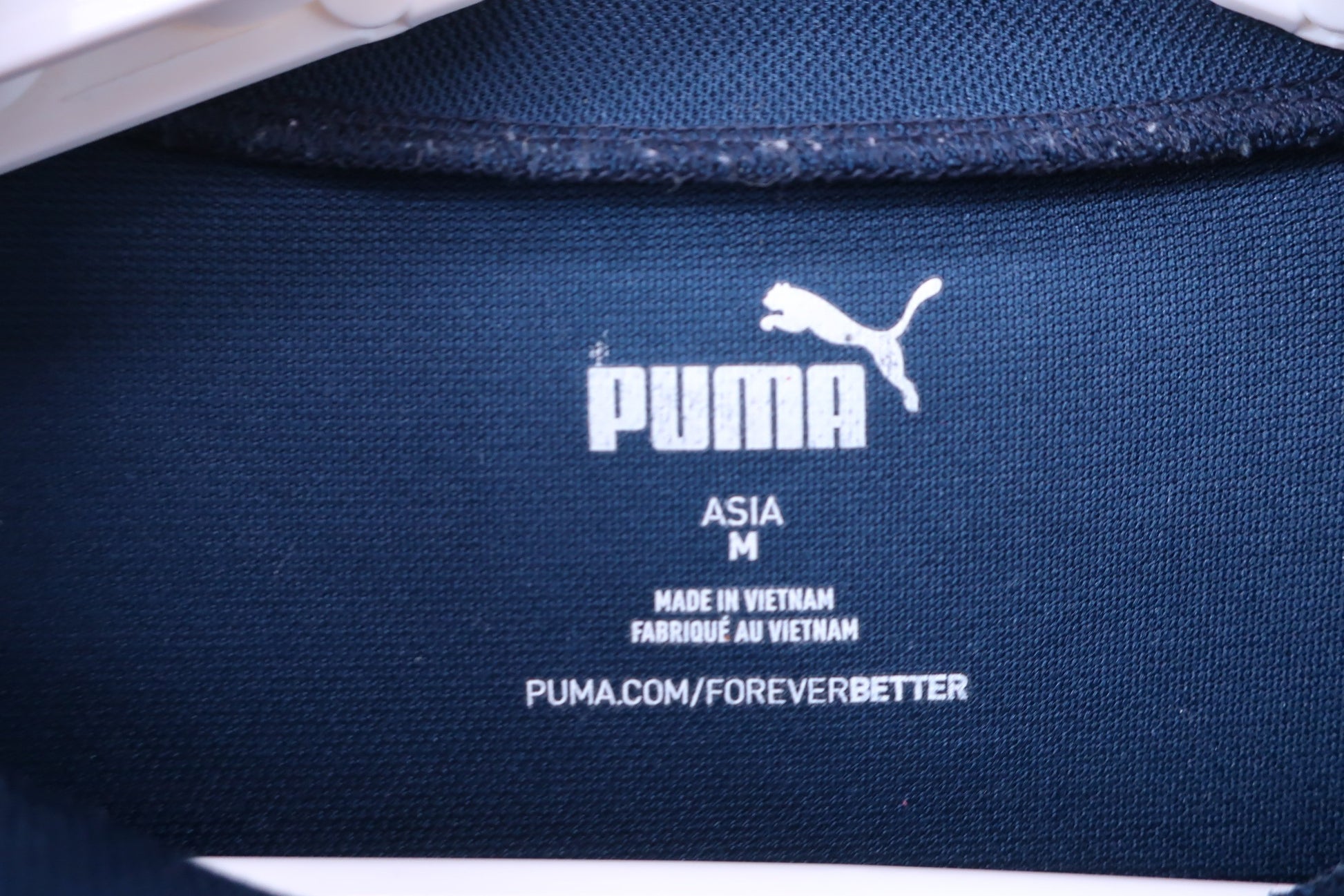 PUMA GOLF(プーマゴルフ) 半袖モックネックシャツ 青ネイビー メンズ M A