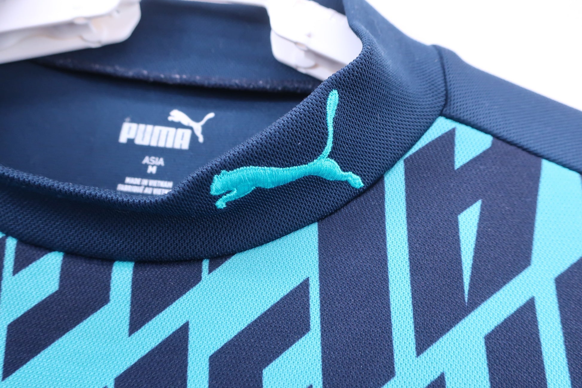 PUMA GOLF(プーマゴルフ) 半袖モックネックシャツ 青ネイビー メンズ M A