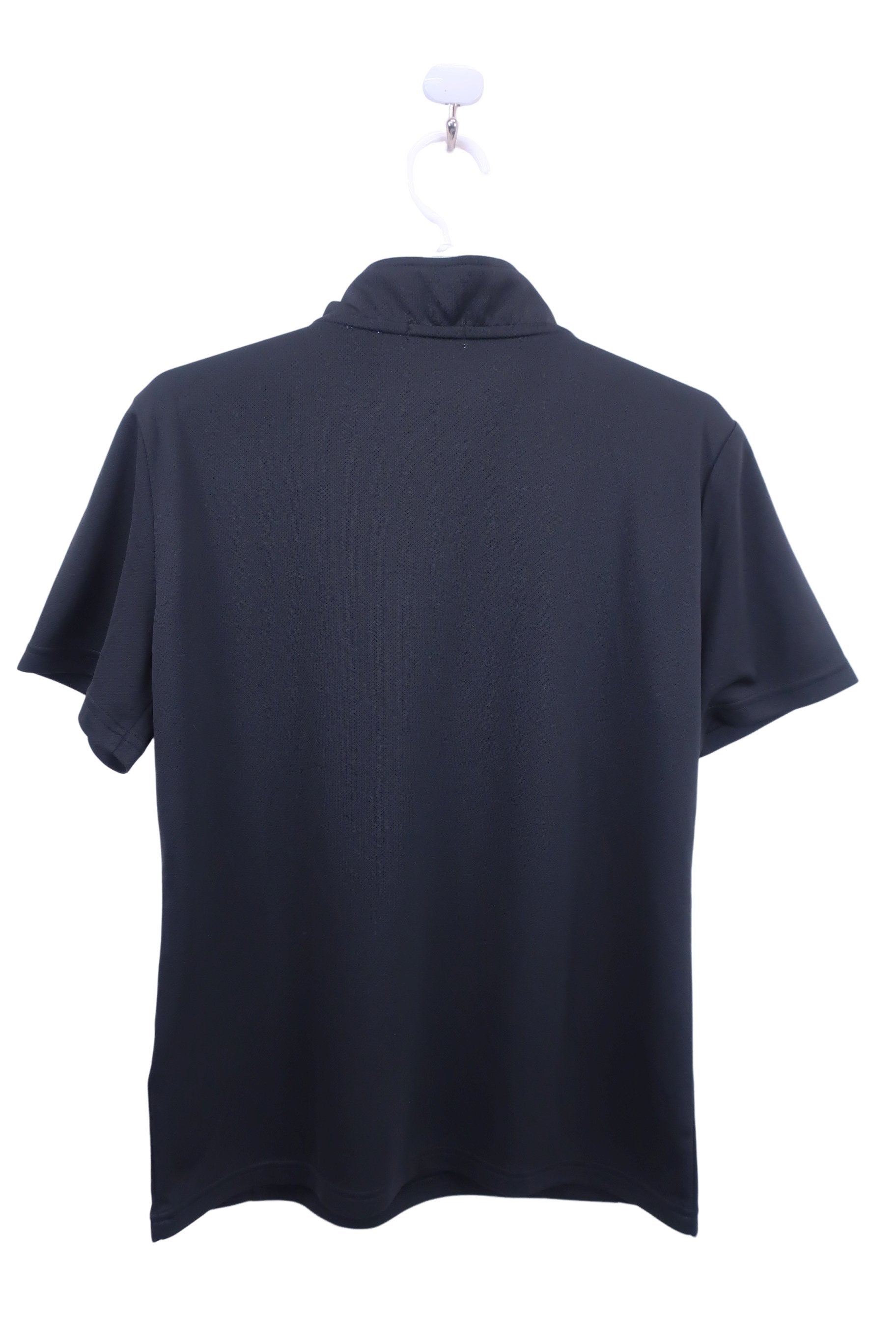 le coq sportif(ルコックスポルティフ) 半袖ハーフジップシャツ 黒水色 メンズ O A