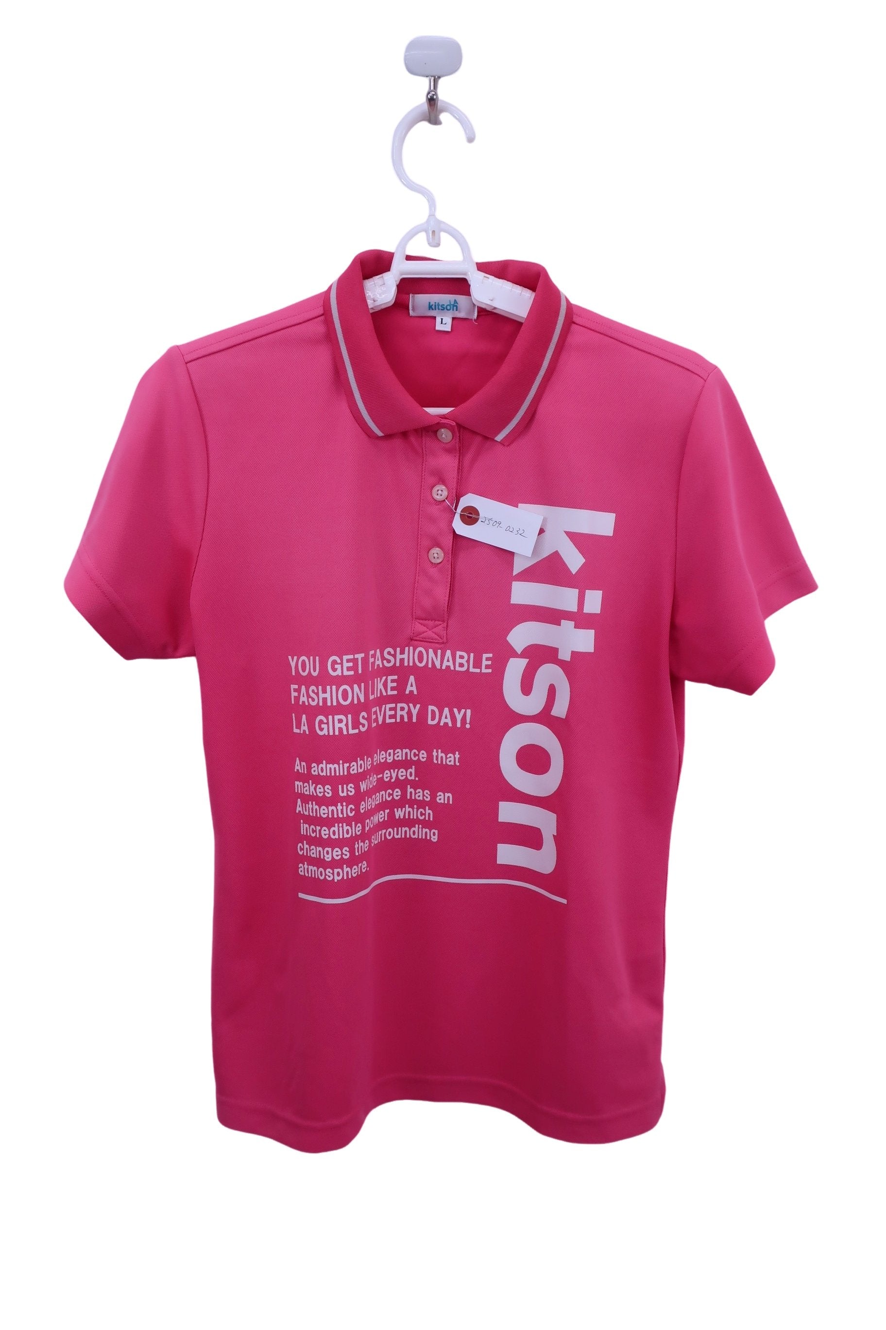 kitson(キットソン) ポロシャツ ピンク レディース L B