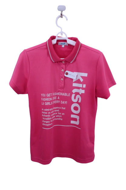 kitson(キットソン) ポロシャツ ピンク レディース L B