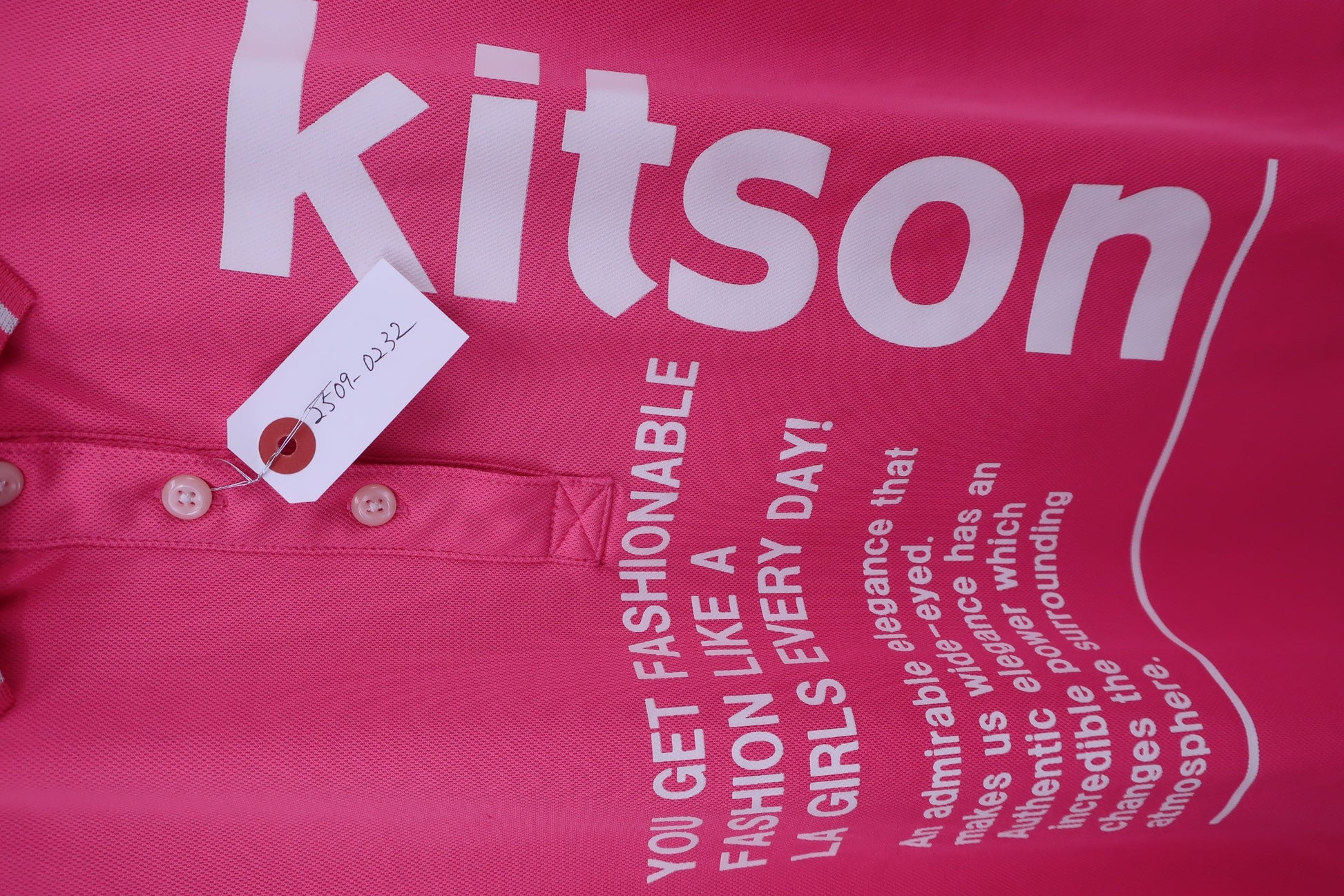 kitson(キットソン) ポロシャツ ピンク レディース L B