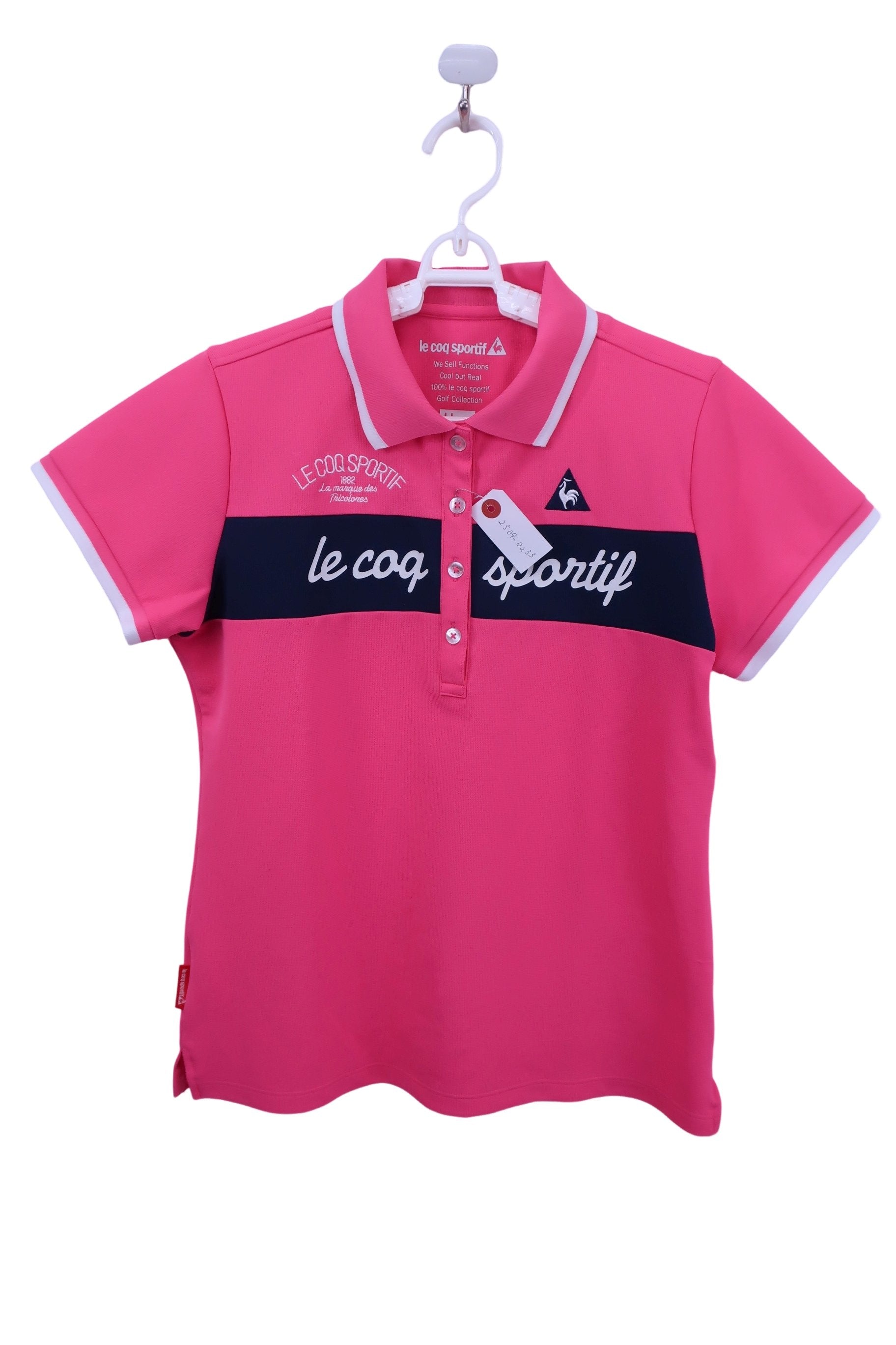 le coq sportif(ルコックスポルティフ) ポロシャツ ピンク レディース LL B