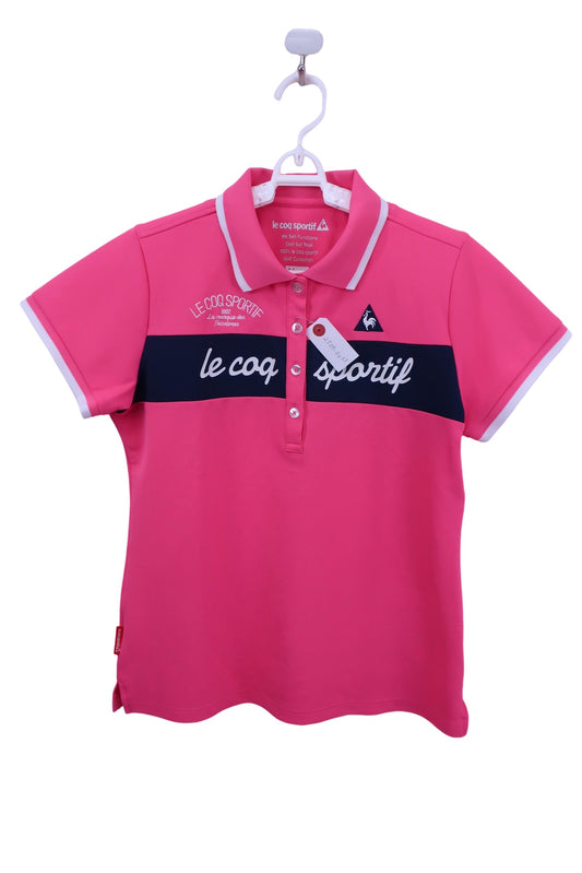 le coq sportif(ルコックスポルティフ) ポロシャツ ピンク レディース LL B