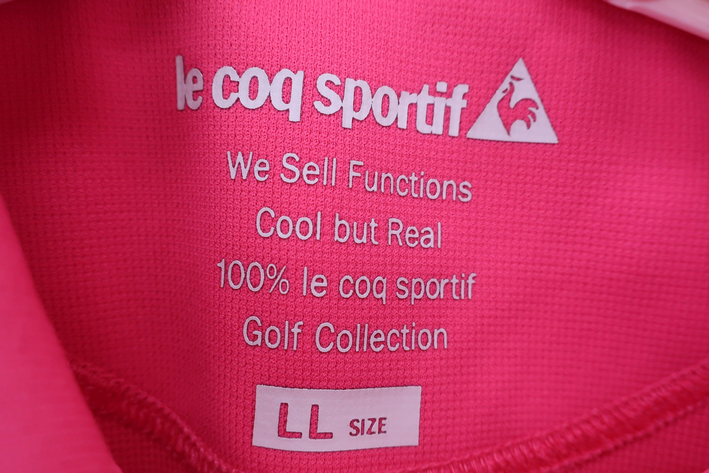 le coq sportif(ルコックスポルティフ) ポロシャツ ピンク レディース LL B