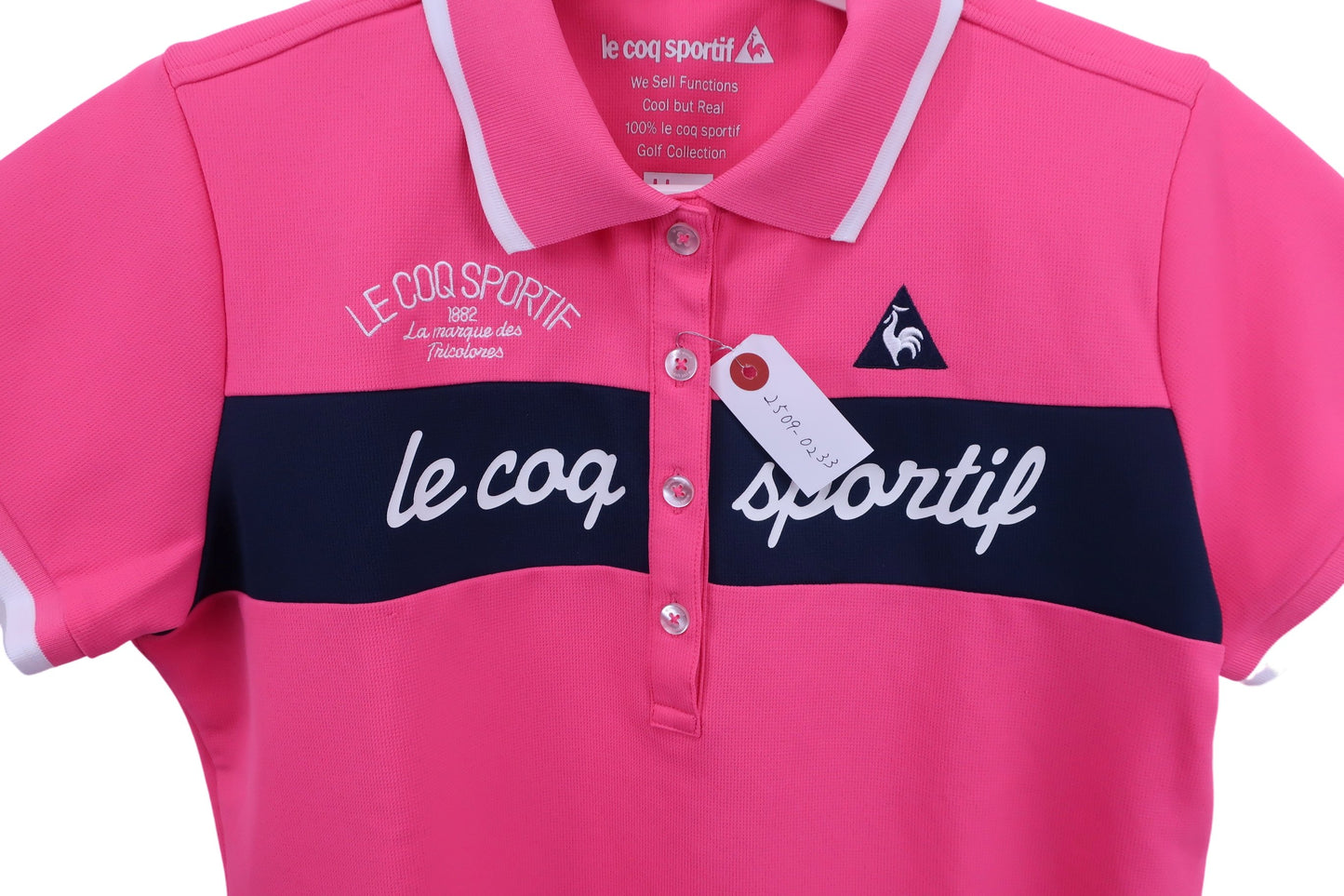 le coq sportif(ルコックスポルティフ) ポロシャツ ピンク レディース LL B