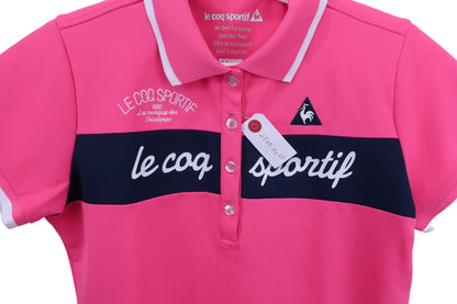 le coq sportif(ルコックスポルティフ) ポロシャツ ピンク レディース LL B