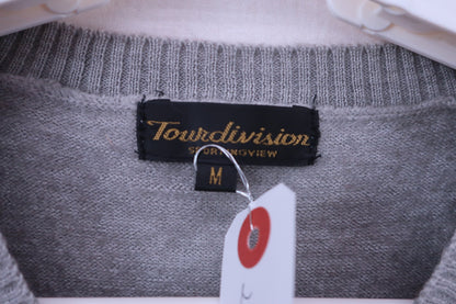 Tour Division ニットベスト グレーアーガイル柄 レディース M B