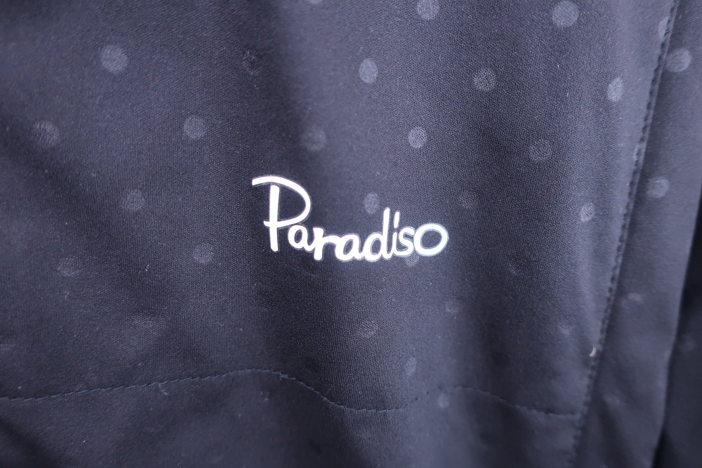 PARADISO(パラディーゾ) 中綿フルジップワンピース 黒ピンク レディース L A