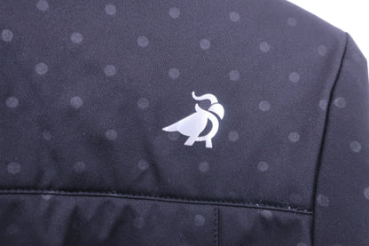 PARADISO(パラディーゾ) 中綿フルジップワンピース 黒ピンク レディース L A