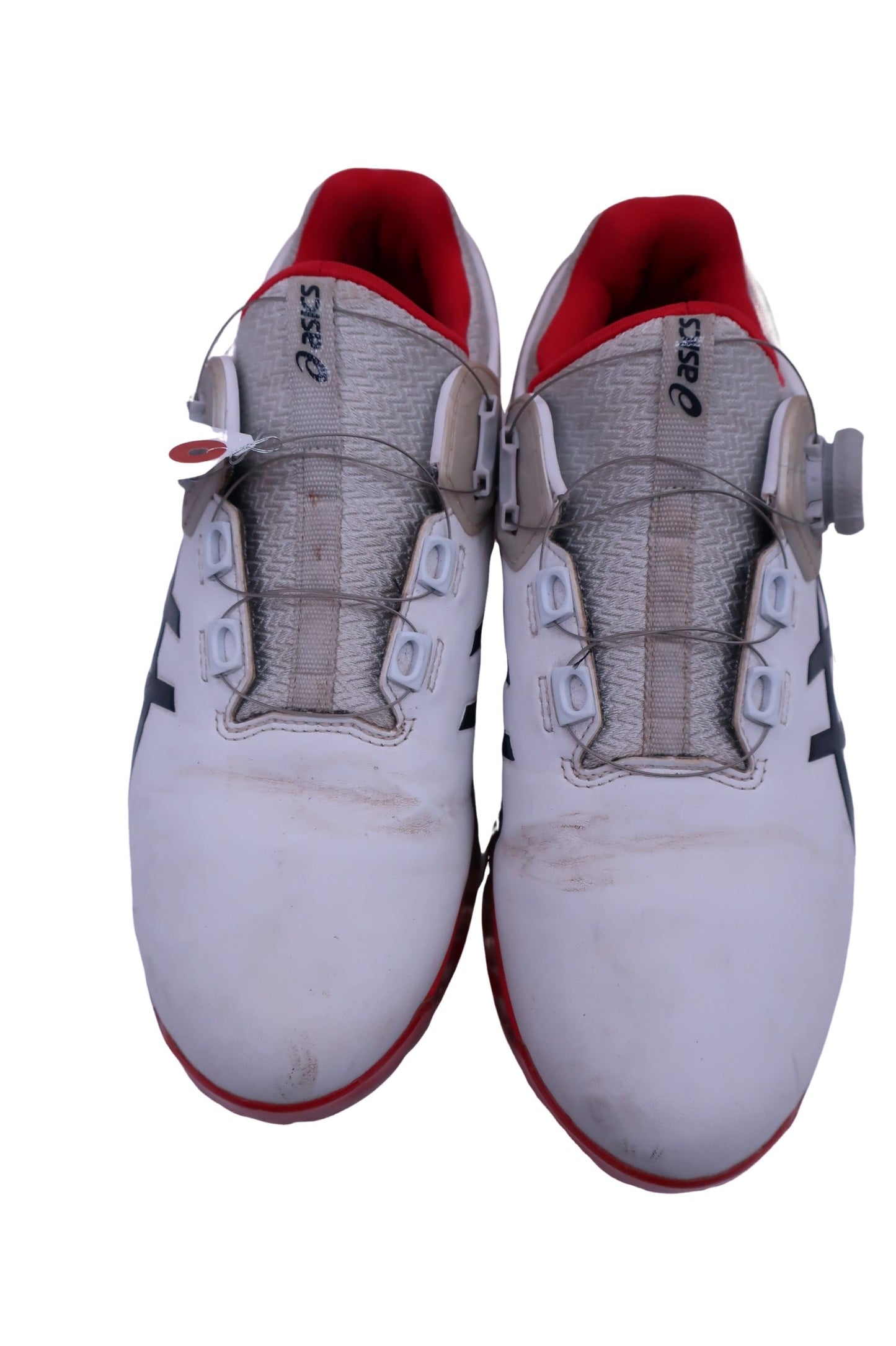 ASICS(アシックス) ダイヤル式ゴルフシューズ 白黒 メンズ 25.5cm 1111A180 B