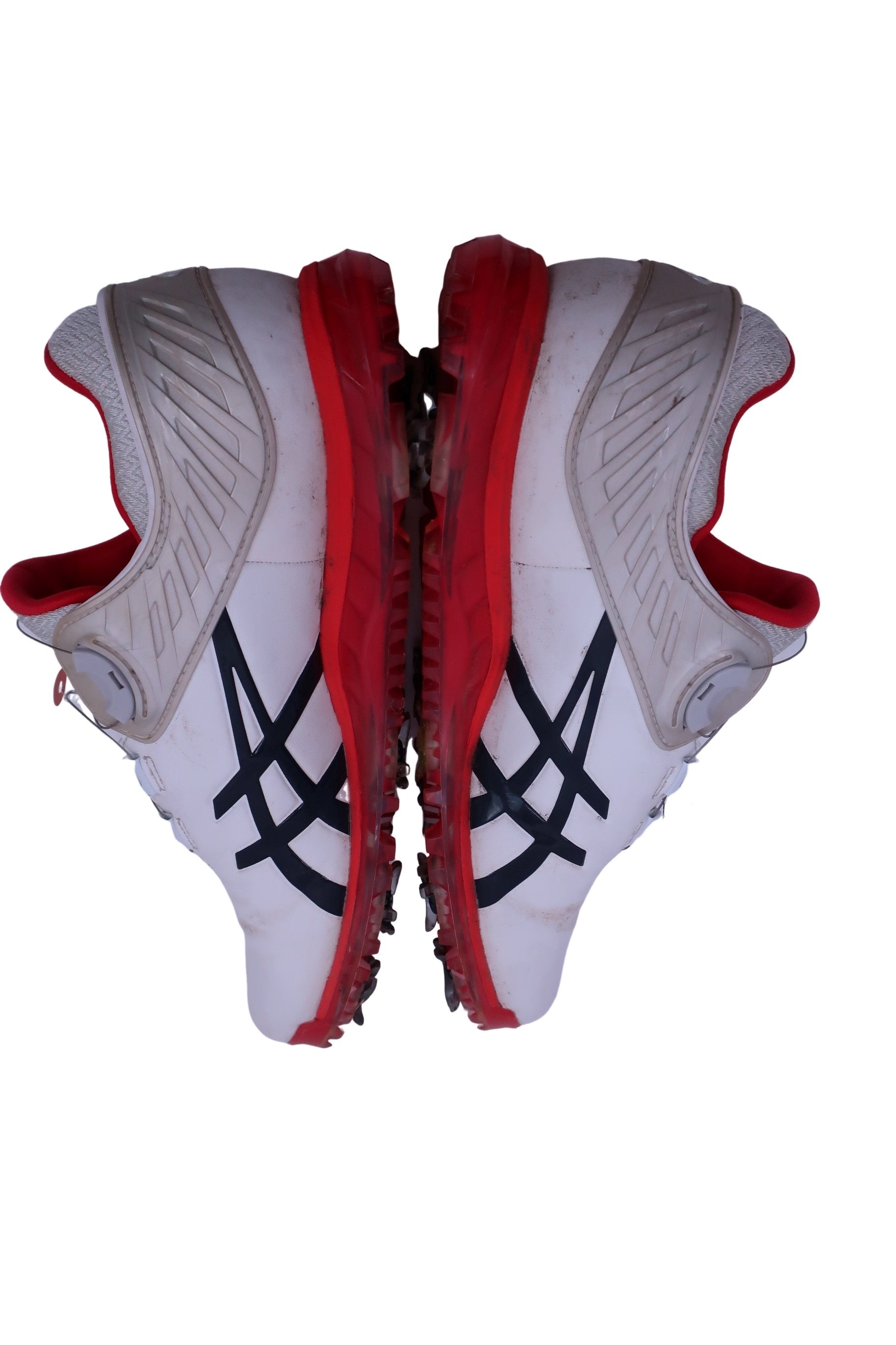 ASICS(アシックス) ダイヤル式ゴルフシューズ 白黒 メンズ 25.5cm 1111A180 B