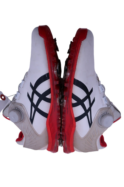 ASICS(アシックス) ダイヤル式ゴルフシューズ 白黒 メンズ 25.5cm 1111A180 B