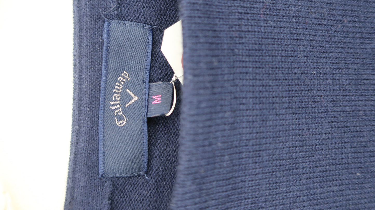 Callaway(キャロウェイ) セーター ネイビー赤ボーダー レディース M 241-8260804 B