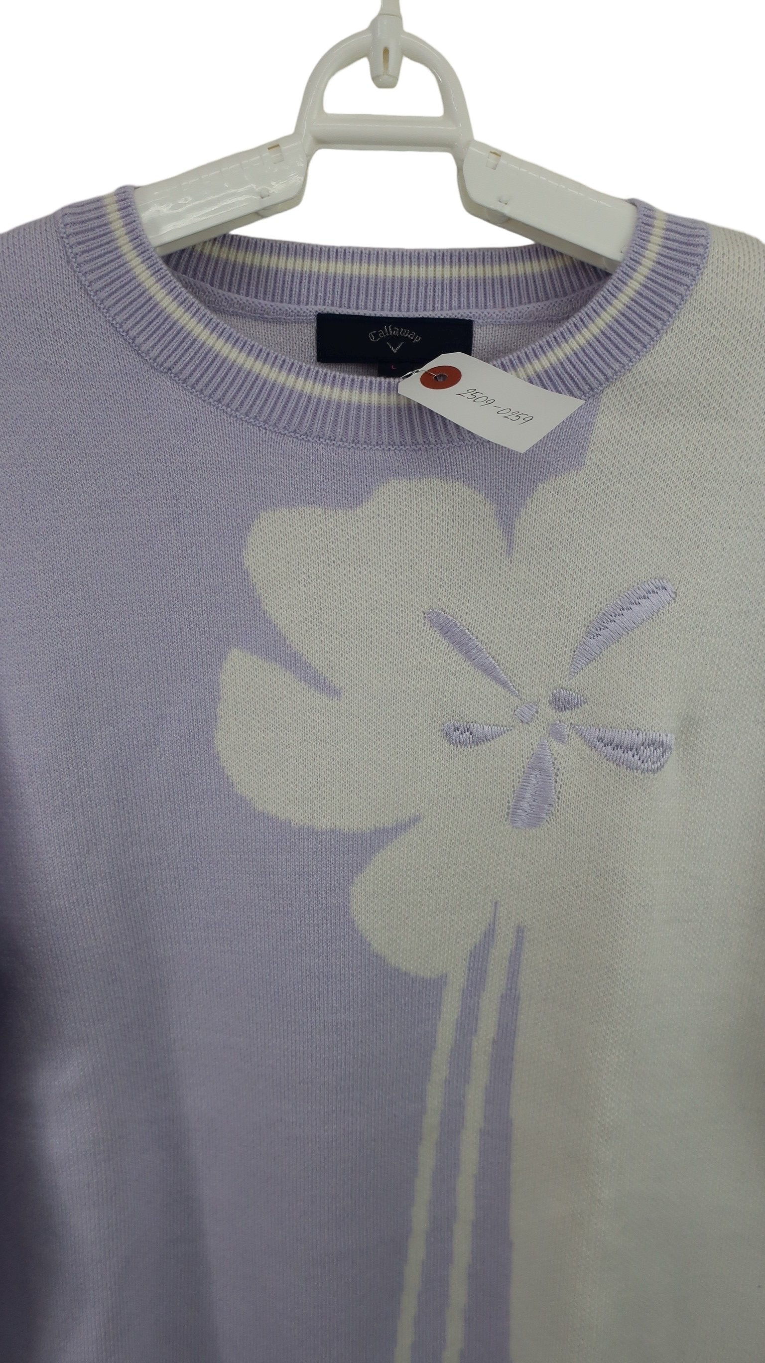 Callaway(キャロウェイ) セーター 白紫 レディース L C21218204 A
