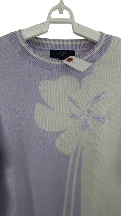 Callaway(キャロウェイ) セーター 白紫 レディース L C21218204 A