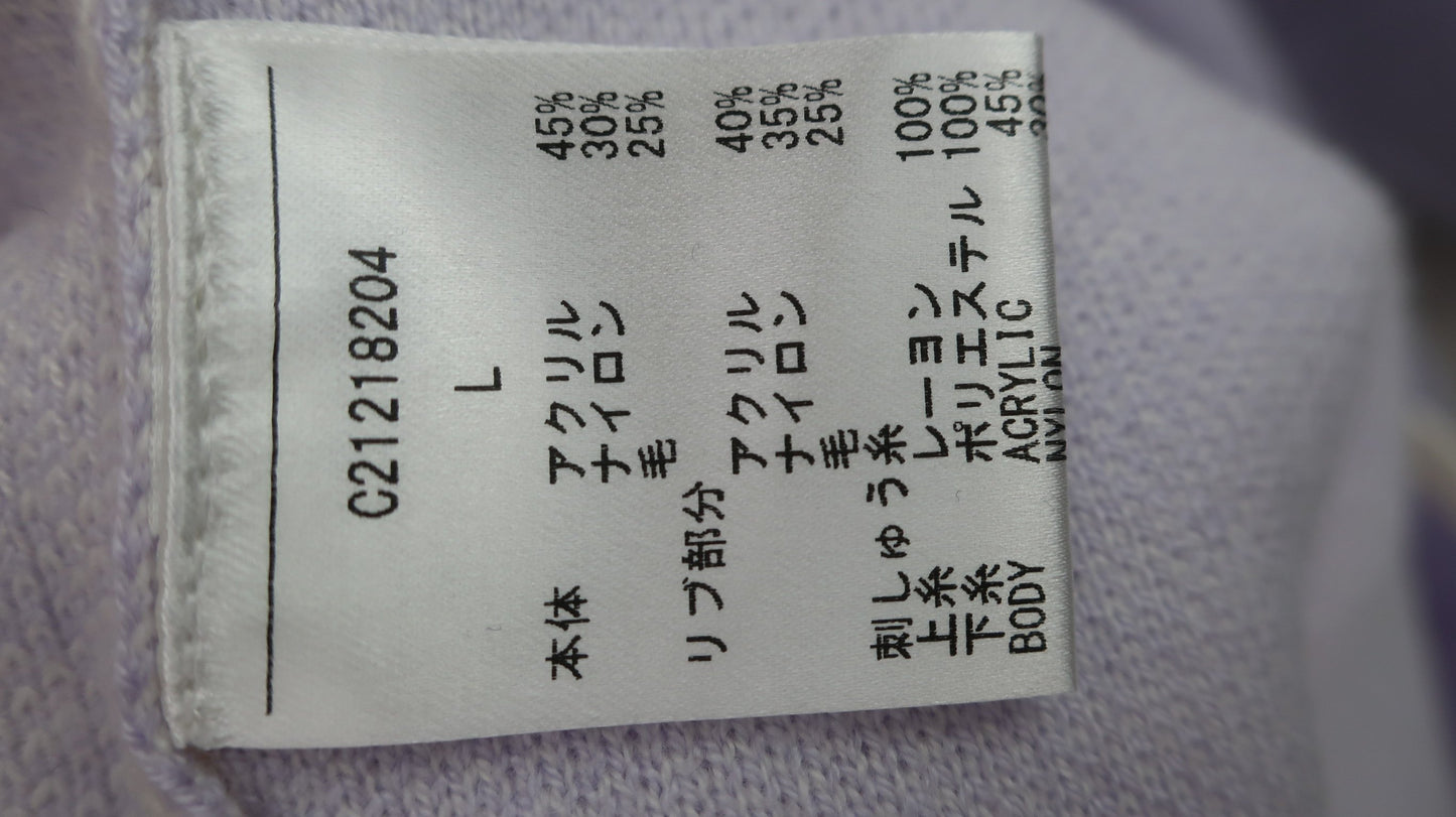 Callaway(キャロウェイ) セーター 白紫 レディース L C21218204 A