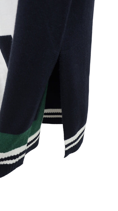 Callaway(キャロウェイ) ノースリーブニットワンピース 黒白 レディース M C22219202 A