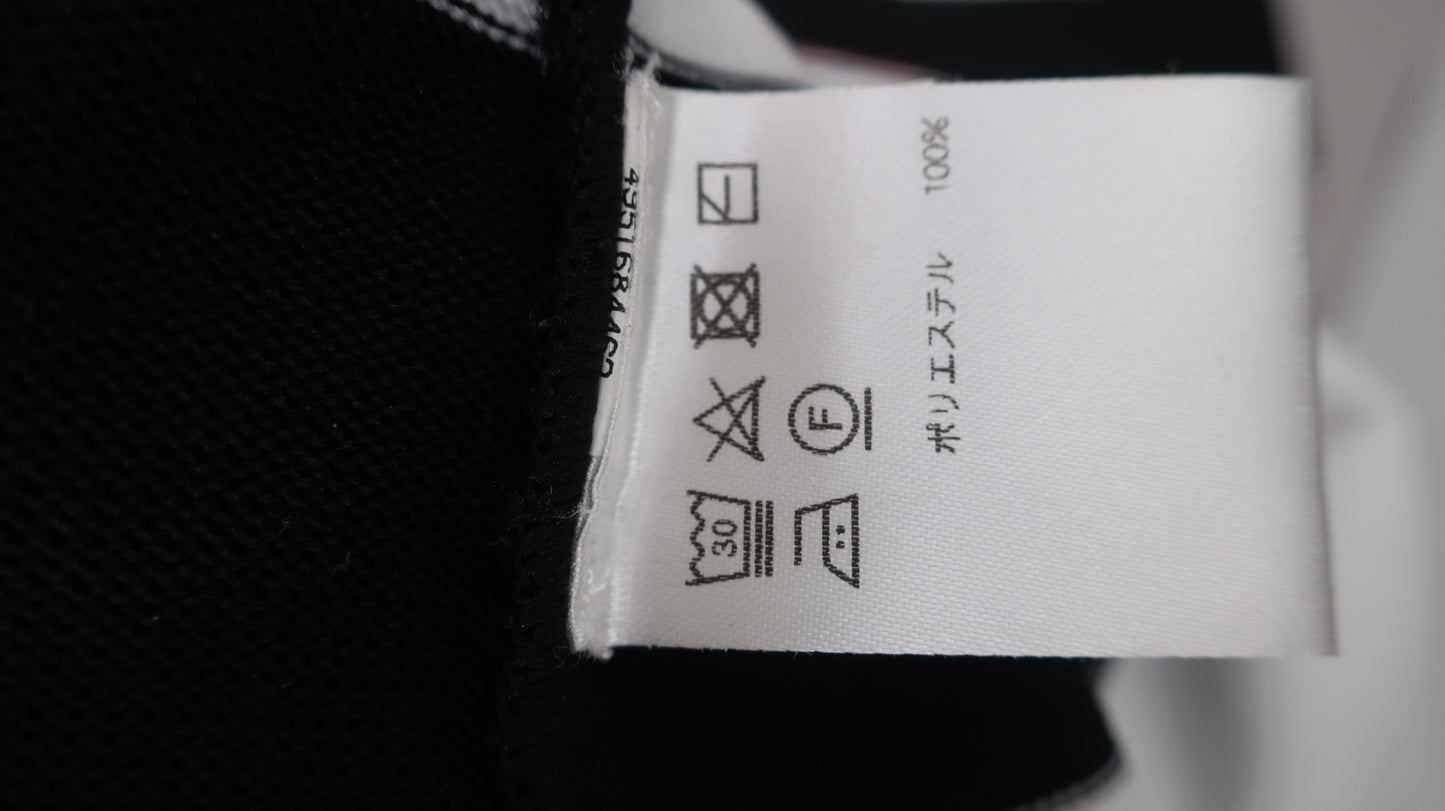 FILA GOLF(フィラゴルフ) ポロシャツ 白黒ボーダー レディース L A