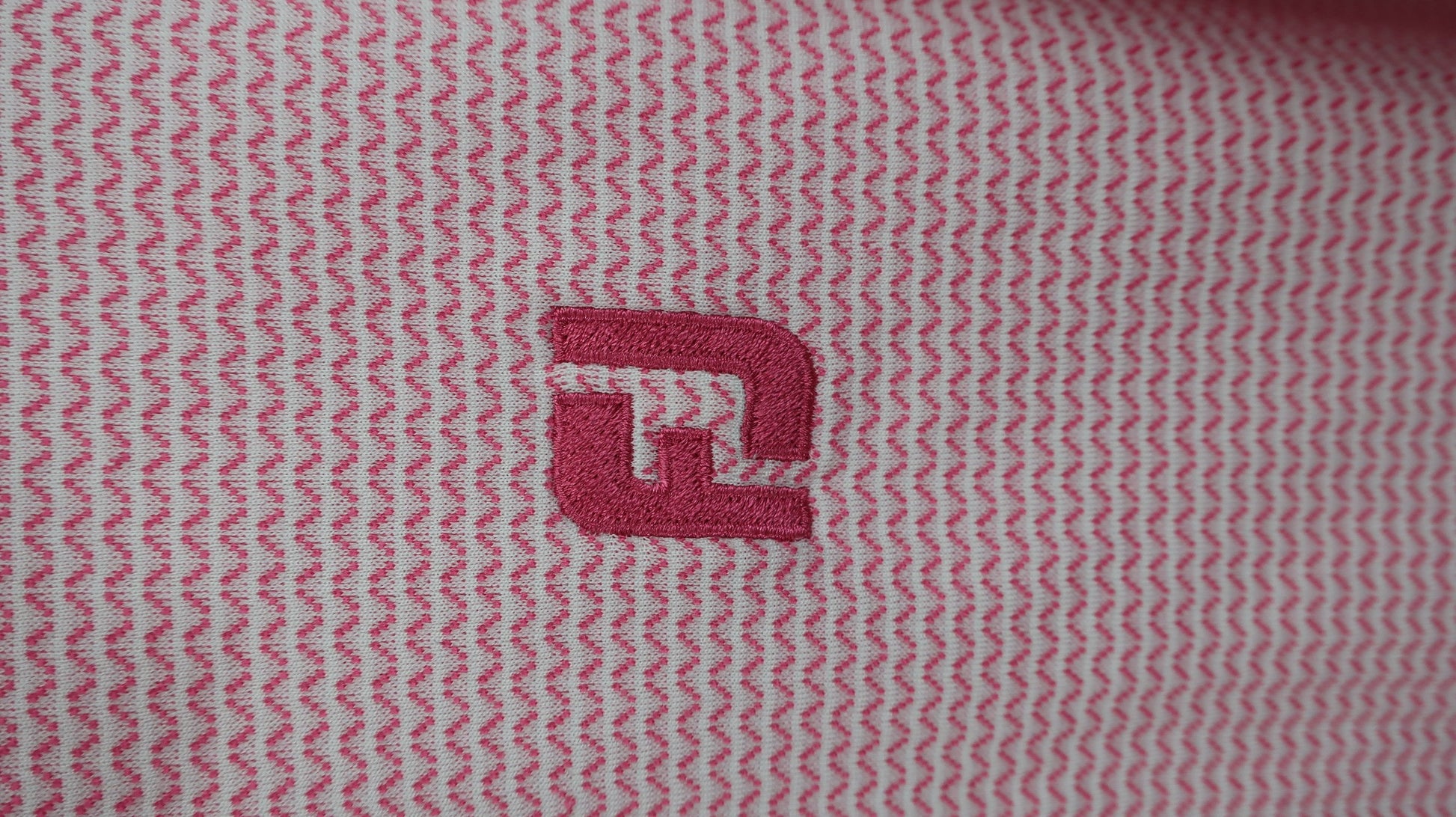 FOOTJOY(フットジョイ) 長袖ポロシャツ ピンク総柄 メンズ M B
