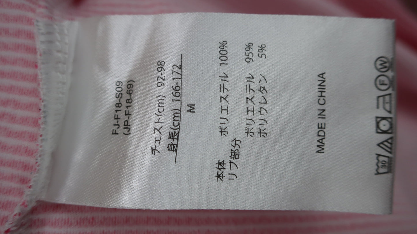 FOOTJOY(フットジョイ) 長袖ポロシャツ ピンク総柄 メンズ M B