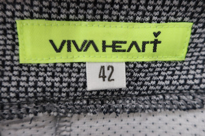 VIVA HEART(ビバハート) スカート ネイビー白総柄 レディース 42 A