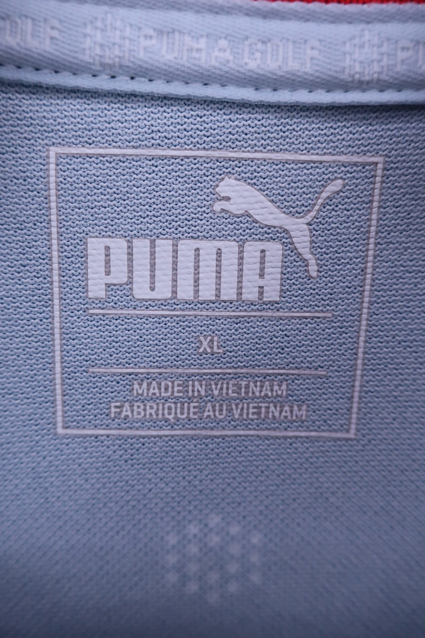 PUMA GOLF(プーマゴルフ) ポロシャツ ネイビー白ドット柄 レディース XL B