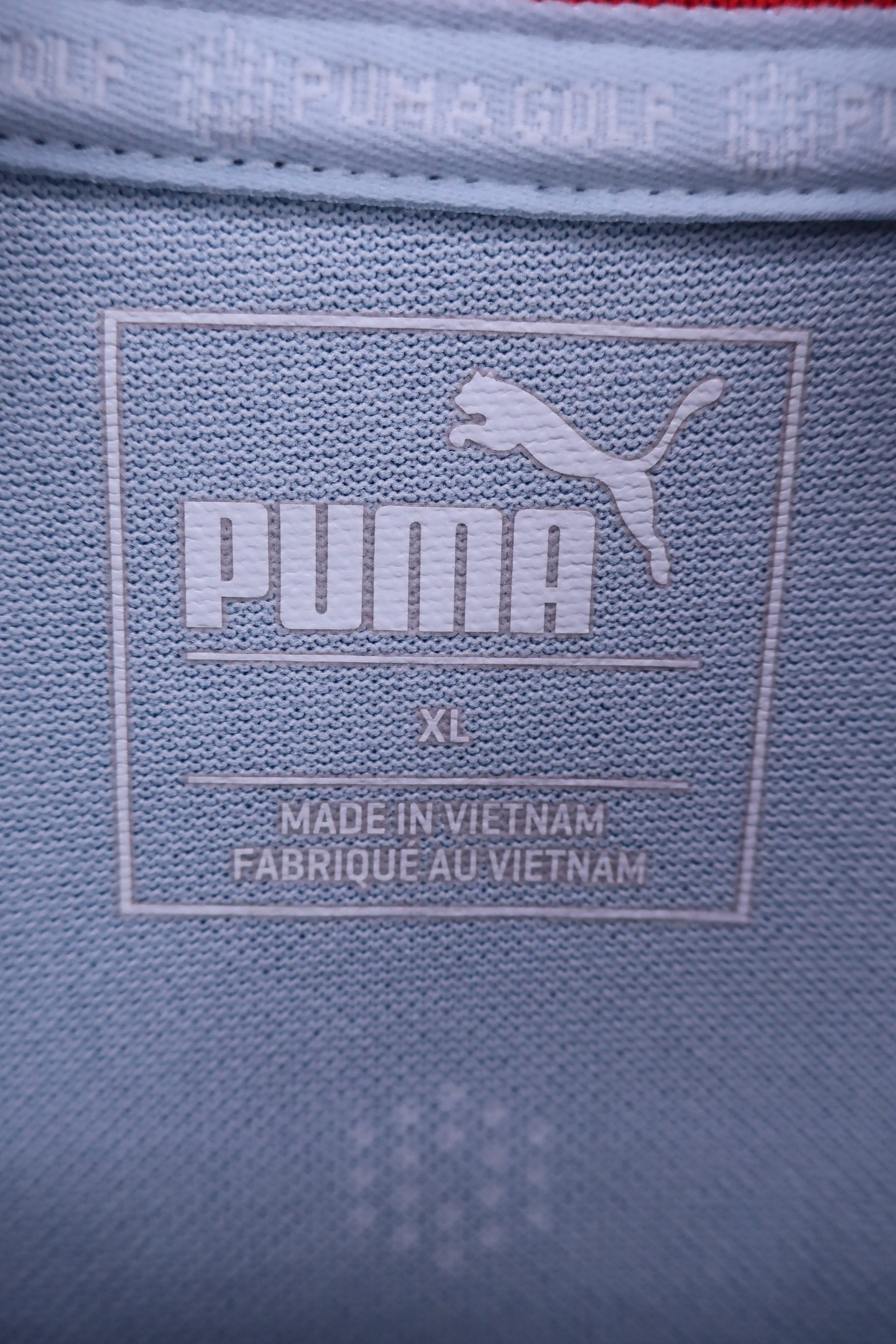 PUMA GOLF(プーマゴルフ) ポロシャツ ネイビー白ドット柄 レディース XL B