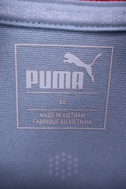 PUMA GOLF(プーマゴルフ) ポロシャツ ネイビー白ドット柄 レディース XL B