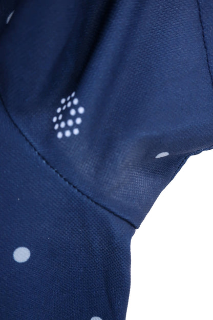 PUMA GOLF(プーマゴルフ) ポロシャツ ネイビー白ドット柄 レディース XL B