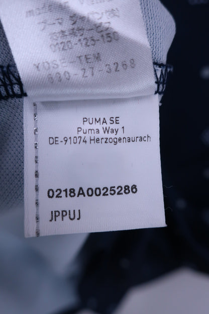 PUMA GOLF(プーマゴルフ) ポロシャツ ネイビー白ドット柄 レディース XL B