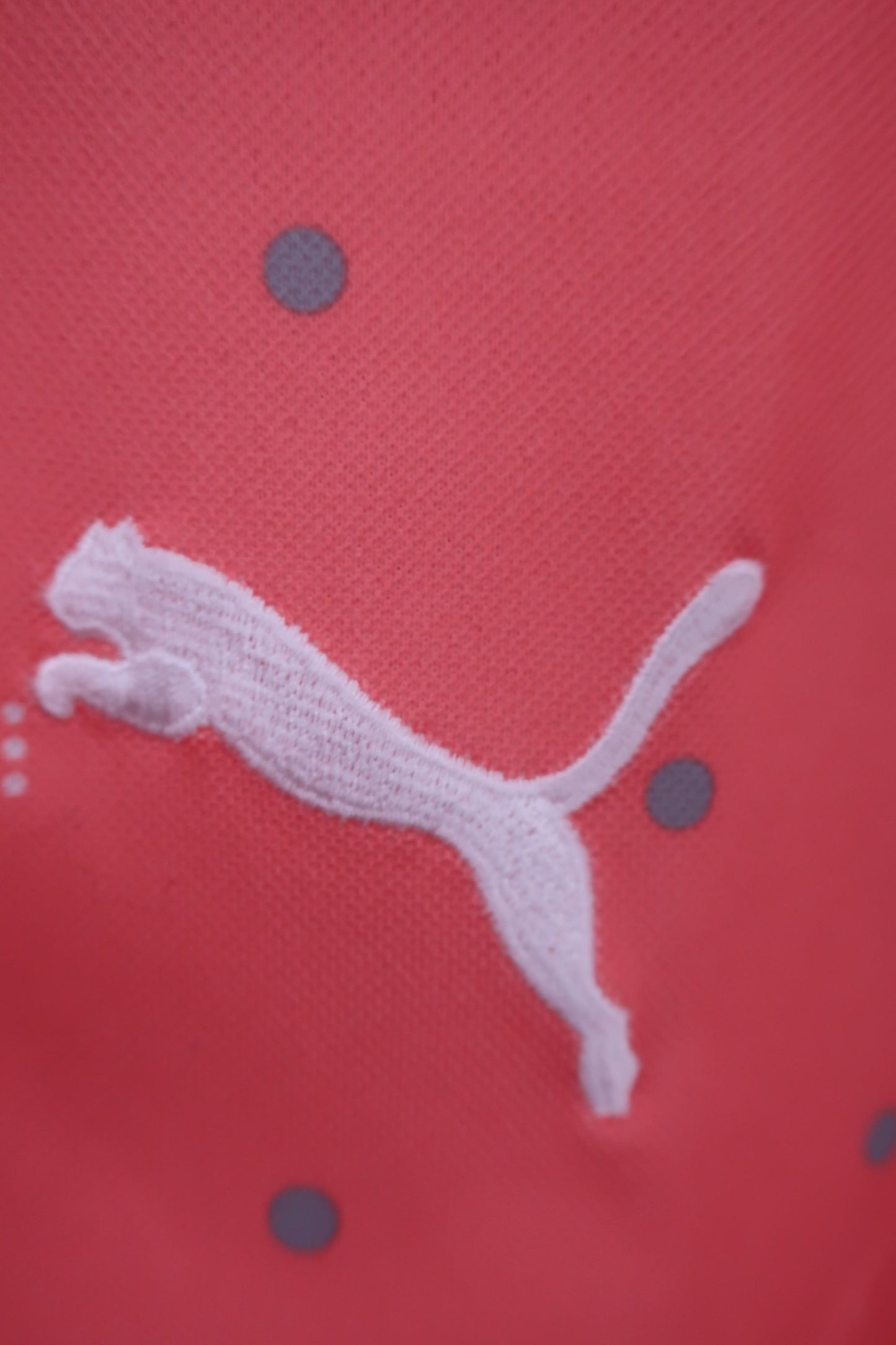 PUMA GOLF(プーマゴルフ) ポロシャツ ピンクドット柄 レディース XL A