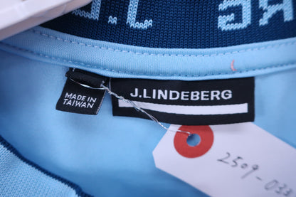 J.LINDEBERG(ジェイ リンドバーグ) ノースリーブポロシャツ 水色 レディース M A