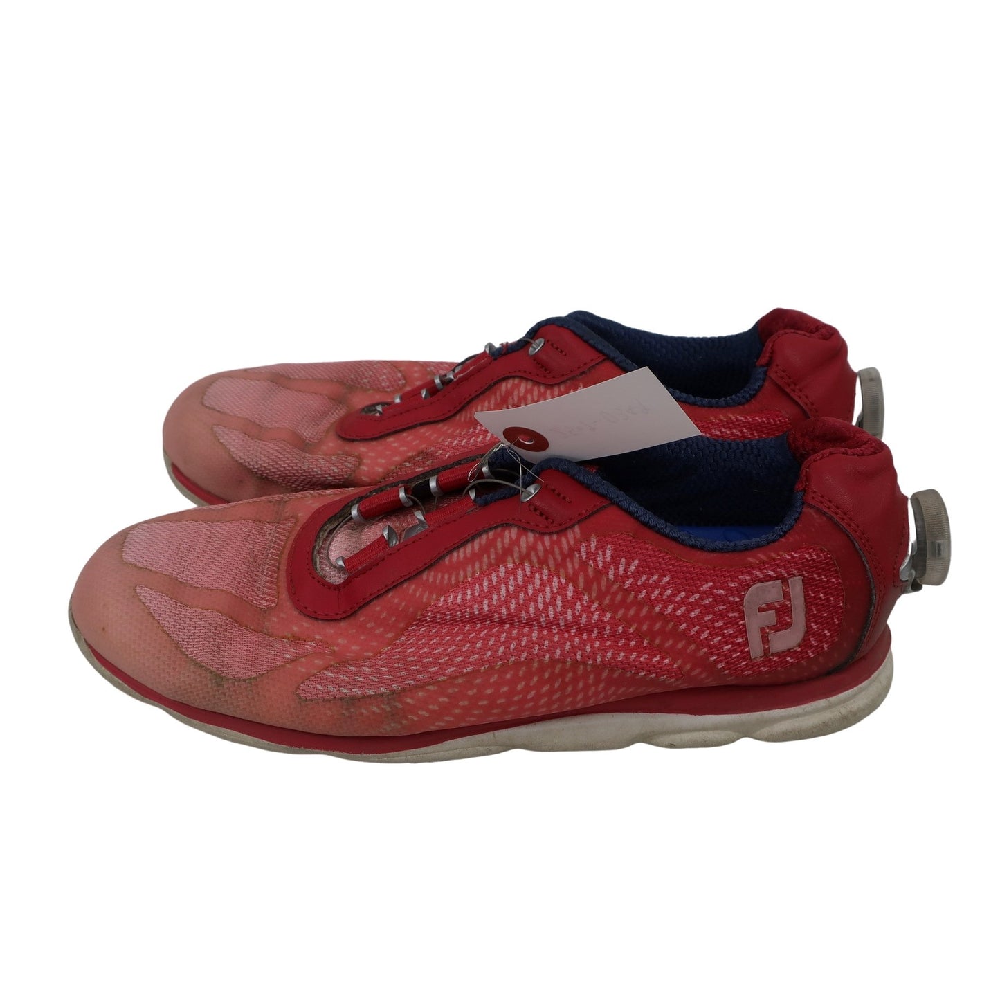 FOOTJOY(フットジョイ) ダイヤル式スパイクレスゴルフシューズ 赤 レディース 24.0cm 98009J B