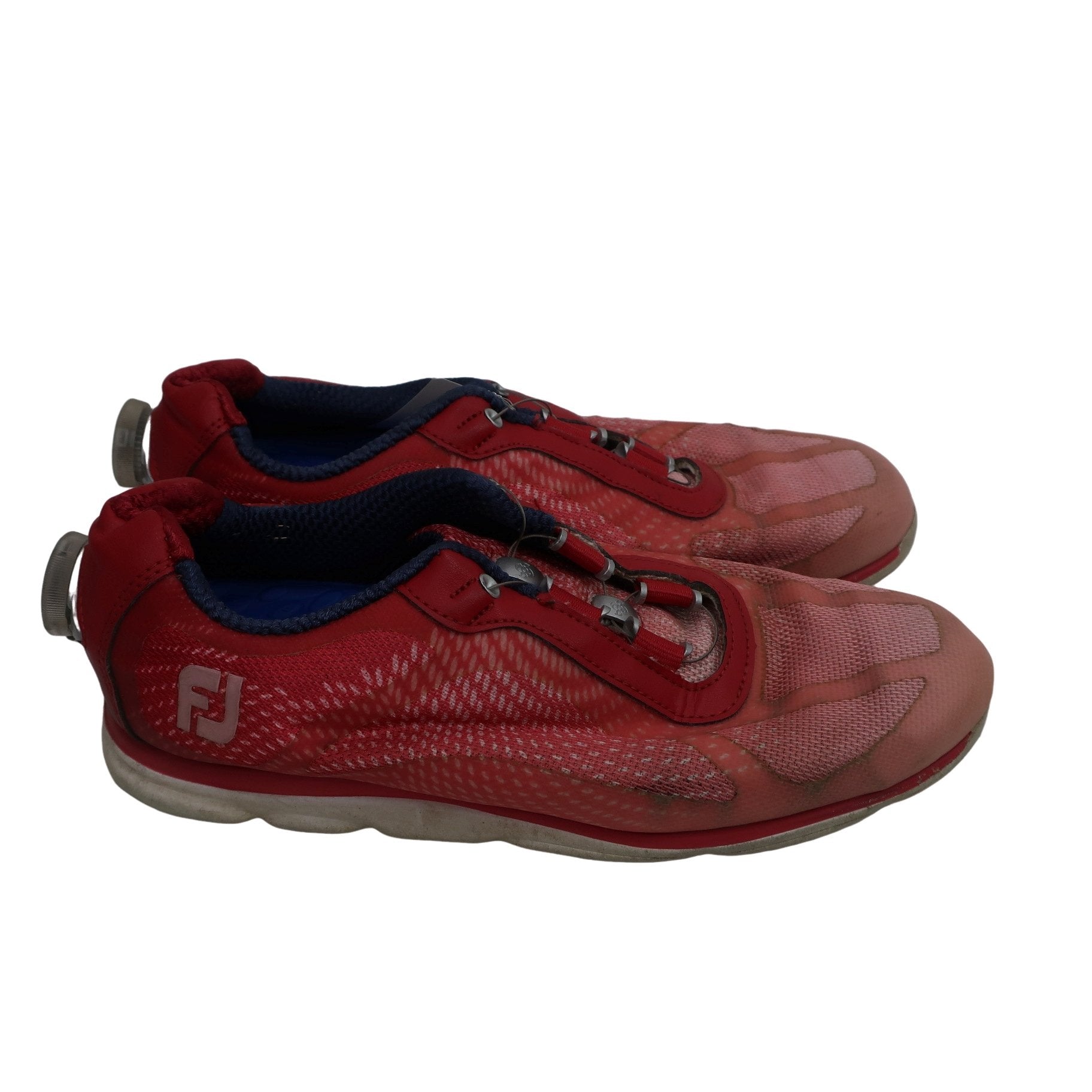 FOOTJOY(フットジョイ) ダイヤル式スパイクレスゴルフシューズ 赤 レディース 24.0cm 98009J B