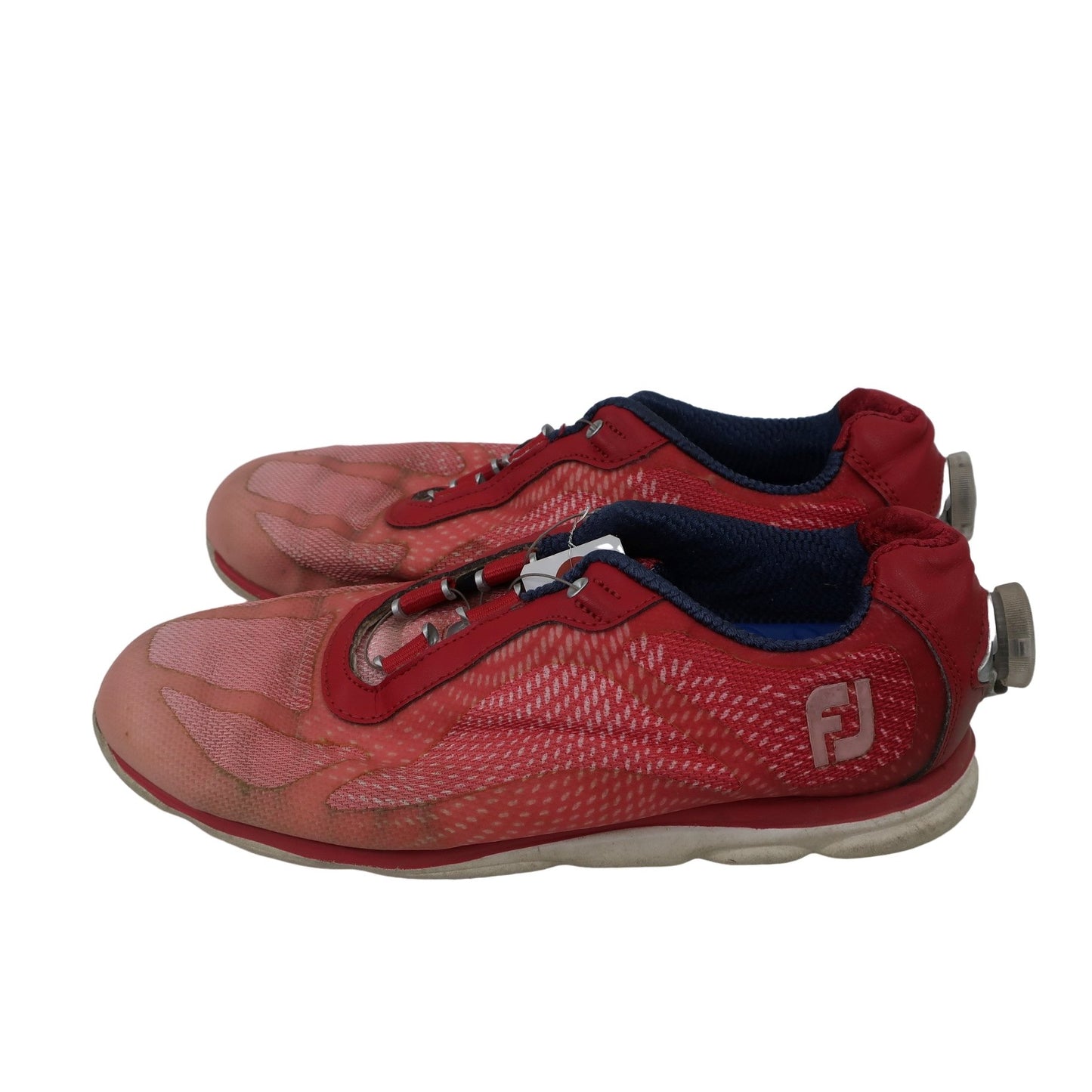 FOOTJOY(フットジョイ) ダイヤル式スパイクレスゴルフシューズ 赤 レディース 24.0cm 98009J B