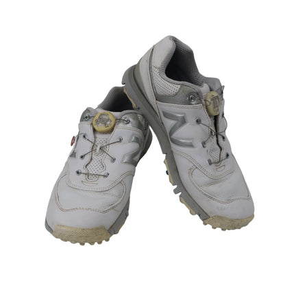 New Balance golf(ニューバランスゴルフ) ダイヤル式ゴルフシューズ 白シルバー レディース 24.0cm DWGB574WS B